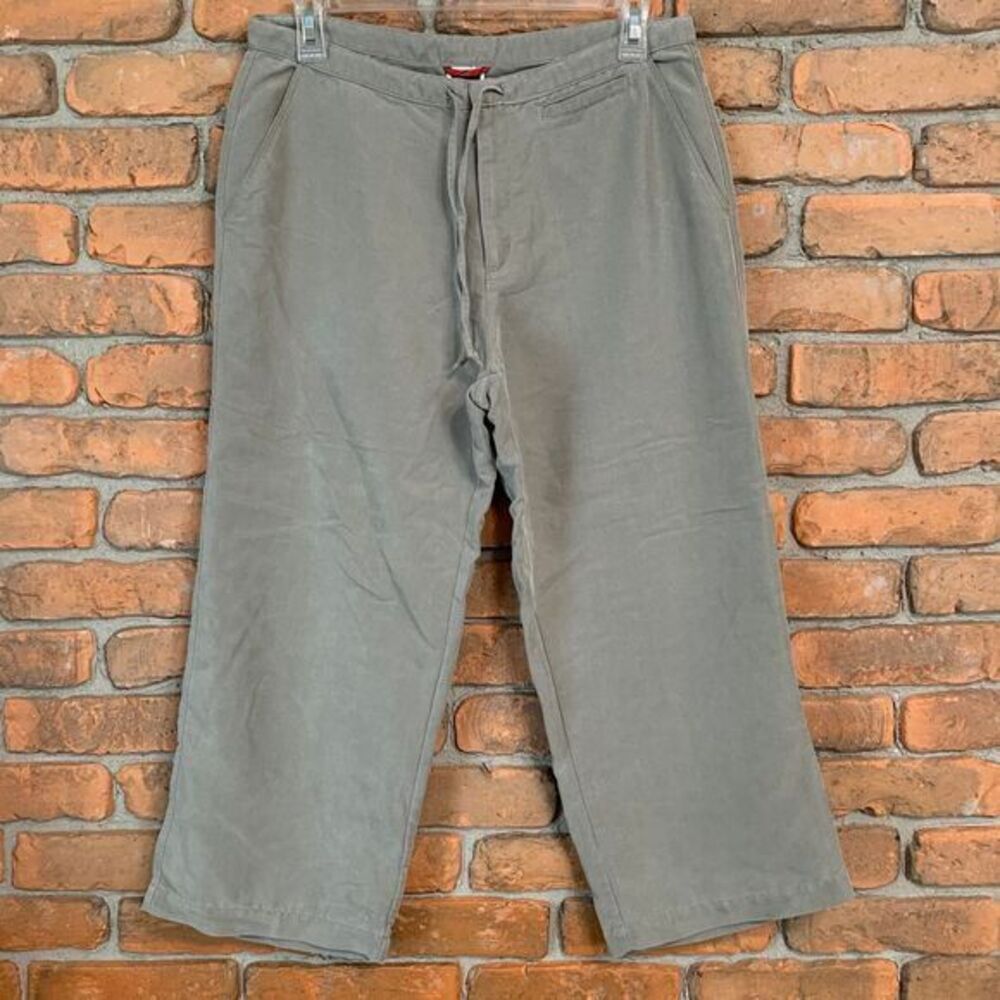 The North Face Womens Tencel Cropped Pants Activewear Capri‎ Drawstring Size 8